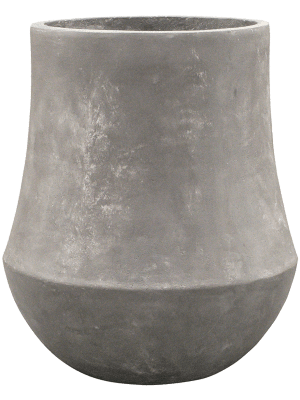 Strelitzia nicolai XXL — Baq Polystone Coated Raw Grey